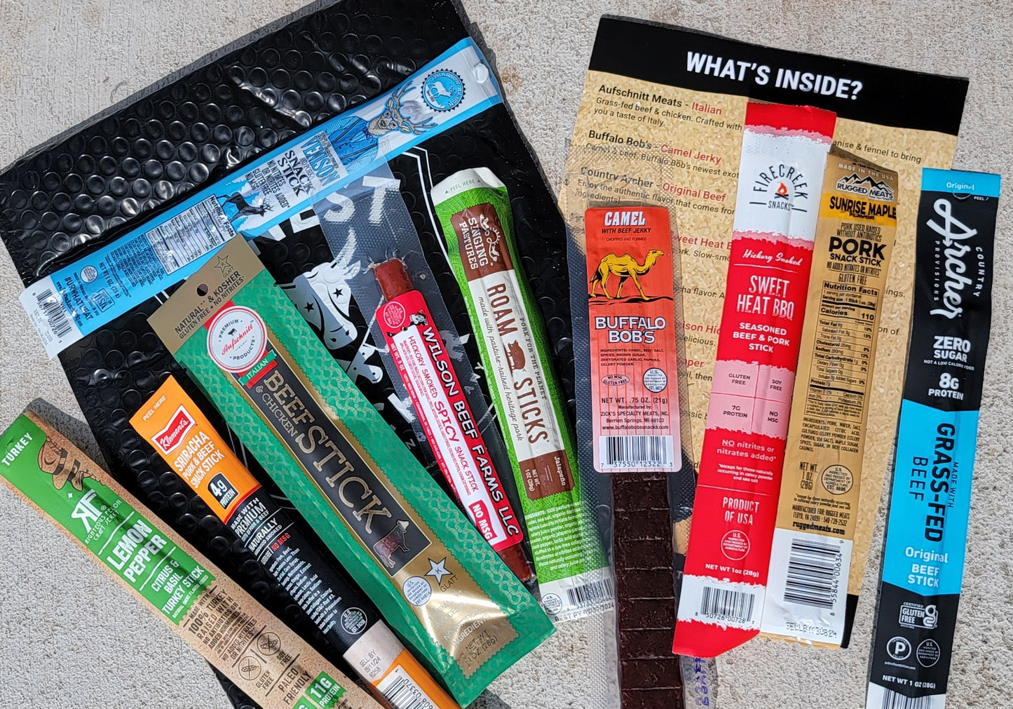 JULY 2023 MEAT STICK SELECTION