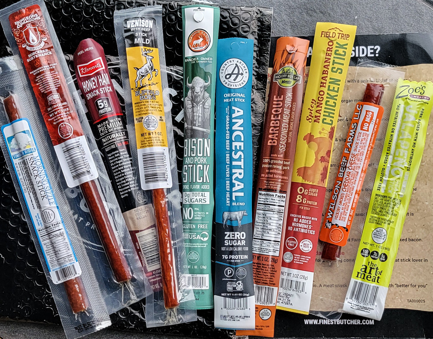 AUGUST 2025 MEAT STICK SELECTION